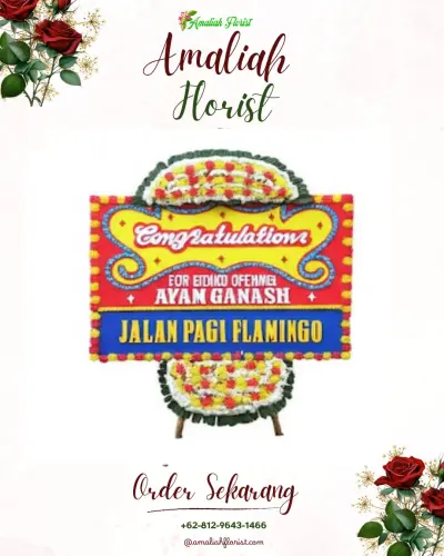 Bunga Papan Congratulation di Walitelon Utara